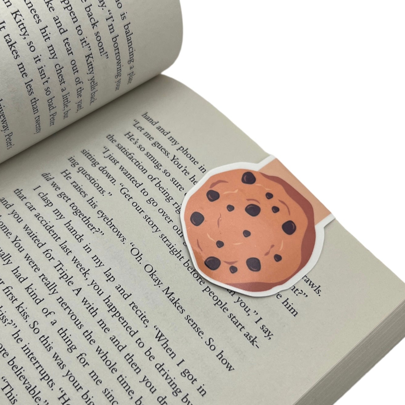 Chocolate Chip Cookie Magnetic Bookmark