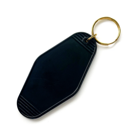 BLANK Black Motel Keychain