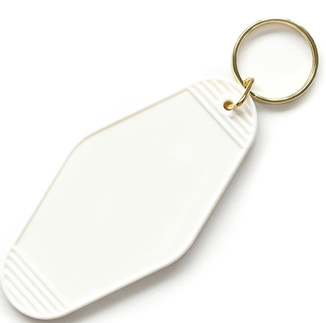 BLANK White Motel Keychain